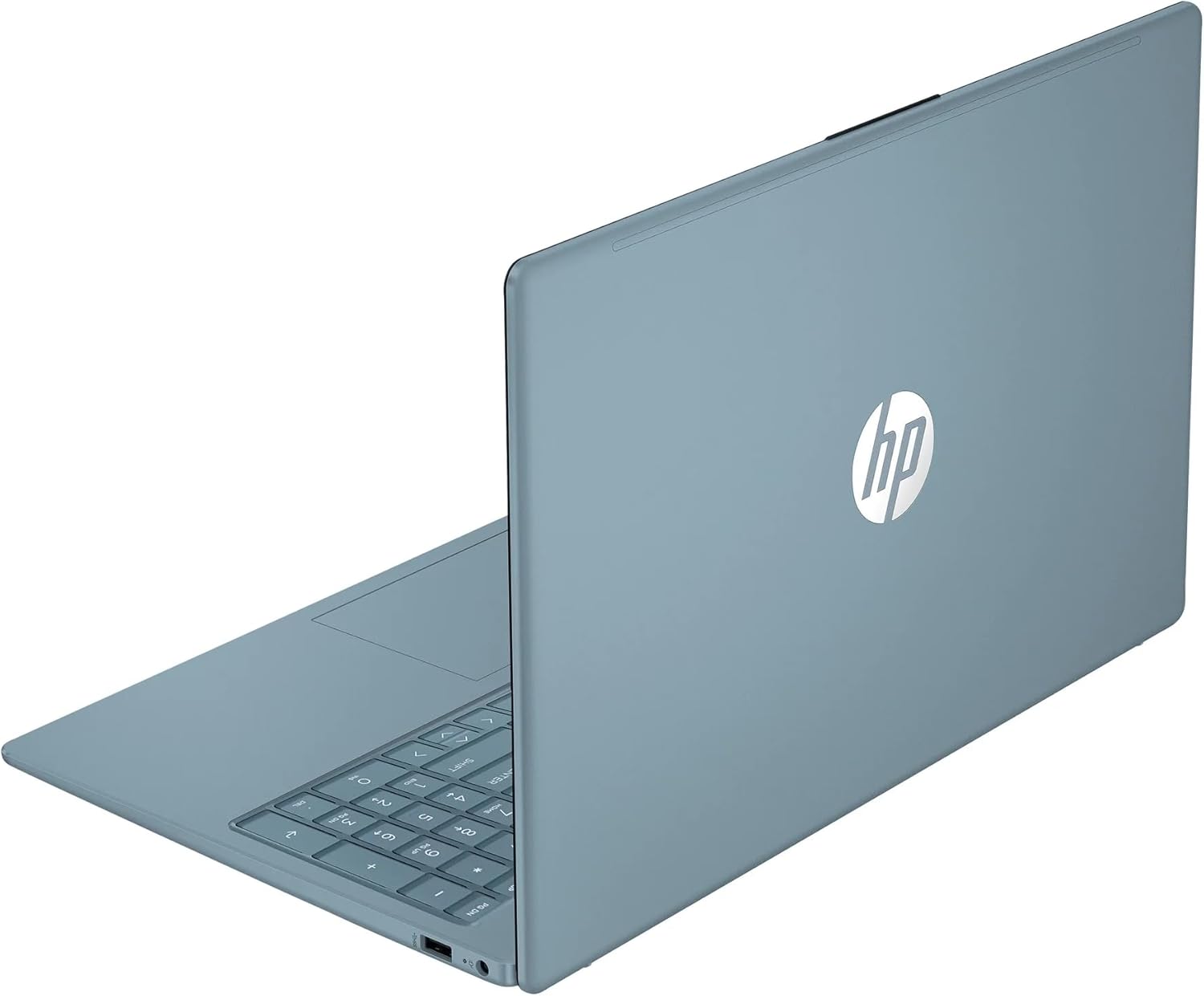 HP 15.6" Business Laptop with 1-Year Microsoft Office 365 with Copliot AI, Quad-Cores Intel Processor, Windows 11, (Moonlight Blue, 16GB RAM)