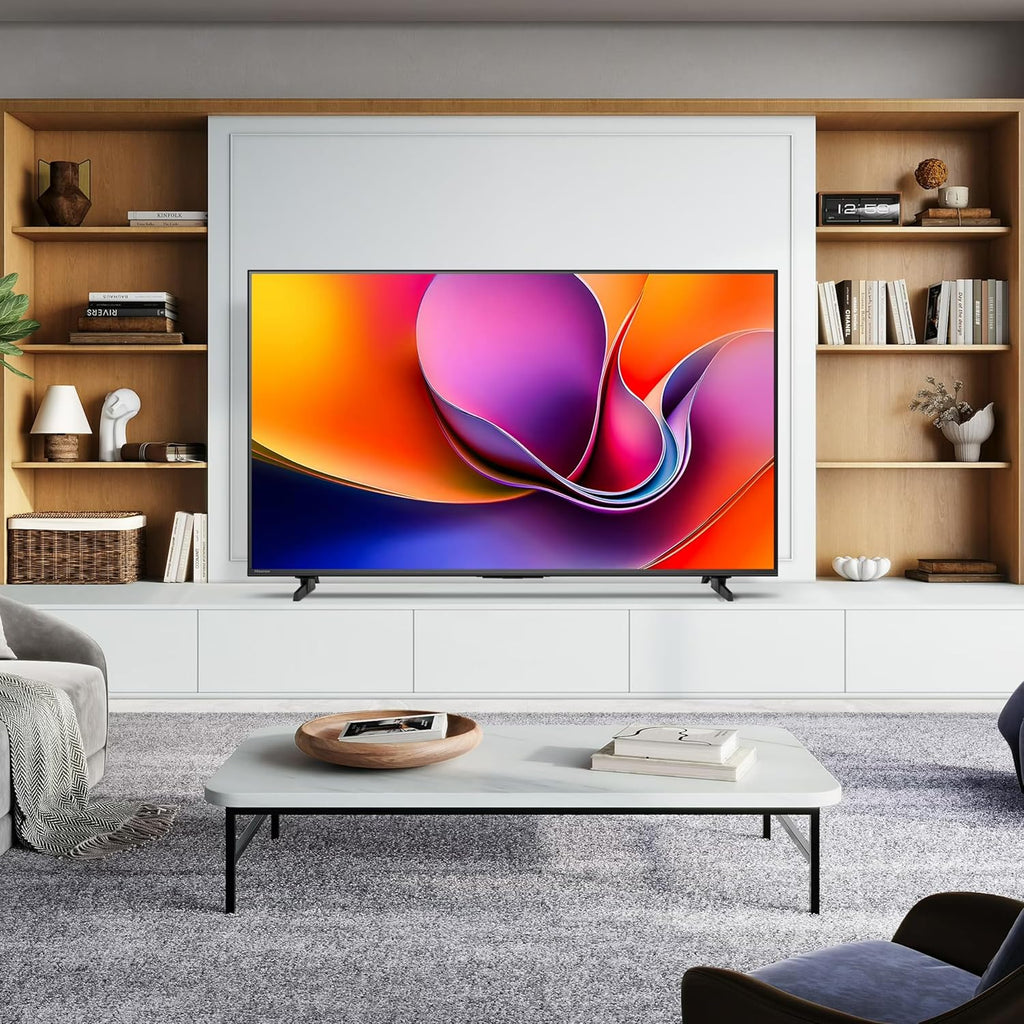 Hisense 50-Inch Class H5 4K UHD HDR Google Smart TV (50H5BG, 2025) Dolby Vision Gaming HDR 10 Motion Rate 120 AI Upscaler DTS Virtual X Game Mode Plus Google Assistant + Free WallMount (Renewed)
