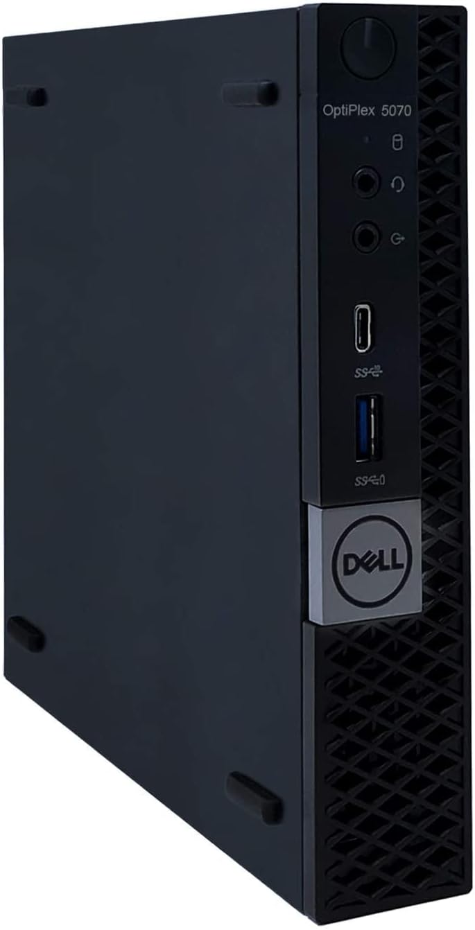 Dell Optiplex 5070 Micro Desktop PC Intel i5-9500T, 32GB DDR4 New 512GB M.2 NVMe SSD, WiFi BT HDMI New KB & Mouse Windows 11 Pro (Renewed)