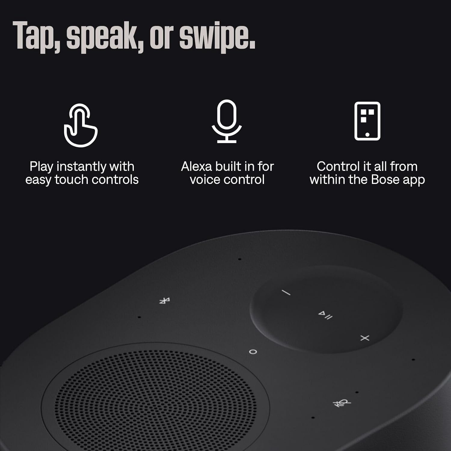 Bose New Lifestyle Ultra Speaker, Wireless Home Speaker, TrueSpatial Audio, CleanBass, AirPlay & Google Cast, Black