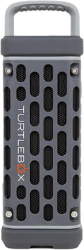 Turtlebox Ranger: Loud! Outdoor Portable Bluetooth 5.4 Speaker | Rugged, Waterproof, Ultra-Portable | Plays to 105db, Deep Bass, Shockproof, Unlimited Pairing for Full Stereo Experience, Gray