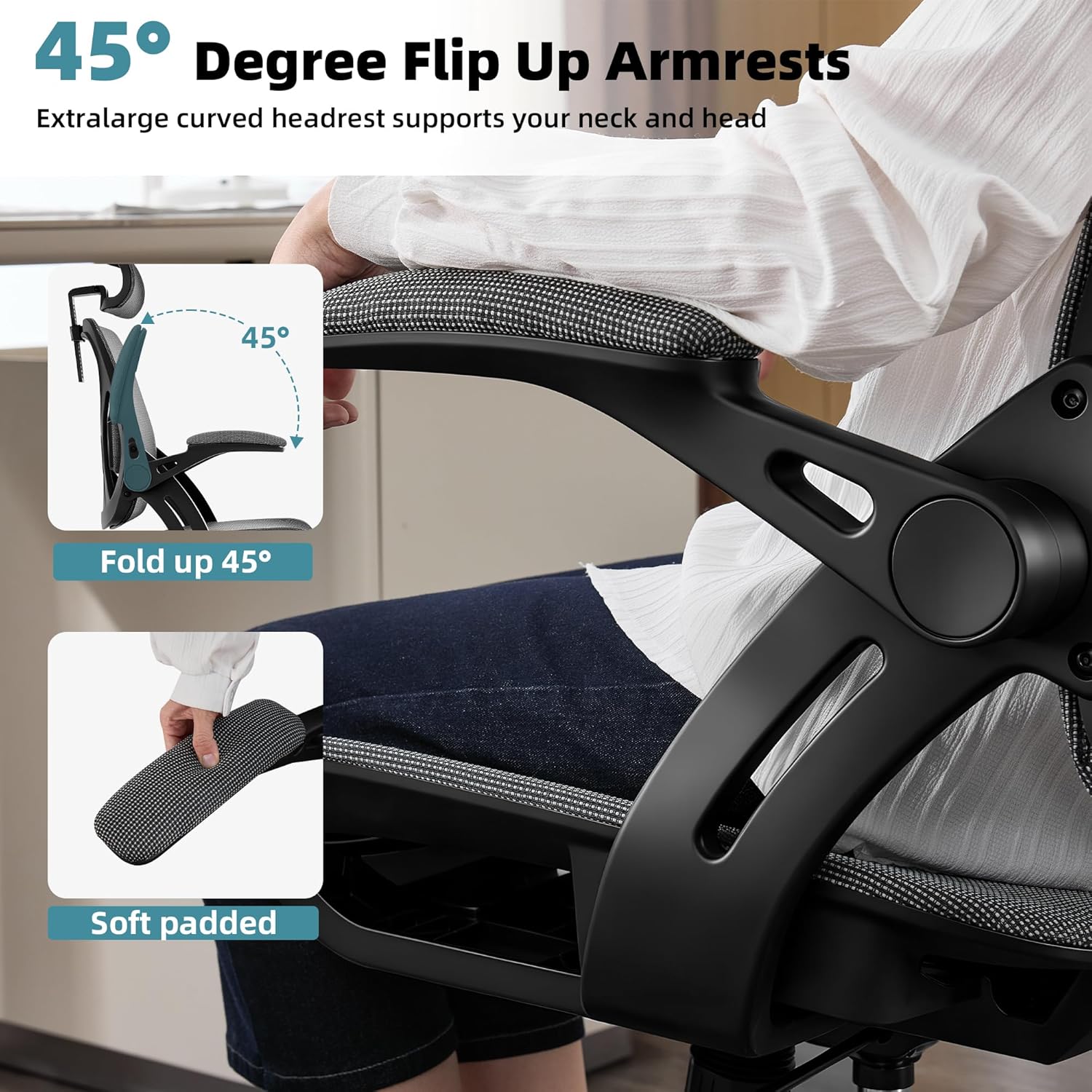 Home Executive Office Desk Chairs Gaming Chairs for Adults Ergonomic Chair Desk Chair Computer Chair for Bedroom Comfortable Office Chair