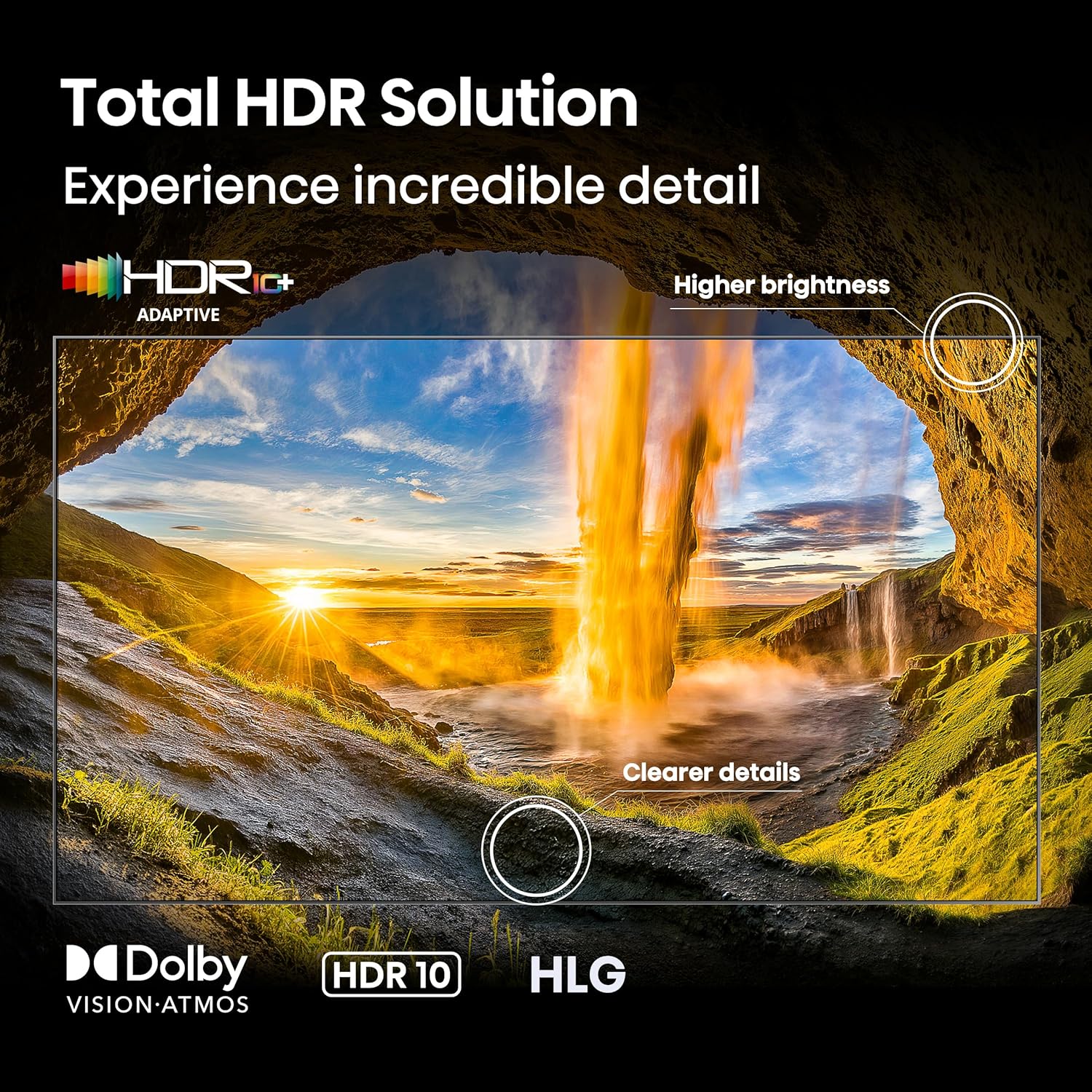 Hisense 55" E6 Cinema Series Hi-QLED 4K UHD Smart Fire TV (55E6QF, 2025 Model) - AI Light Sensor, Dolby Vision · Atmos, Voice Remote with Alexa, Motion Rate 120, HDR 10+ Adaptive, Game Mode Plus