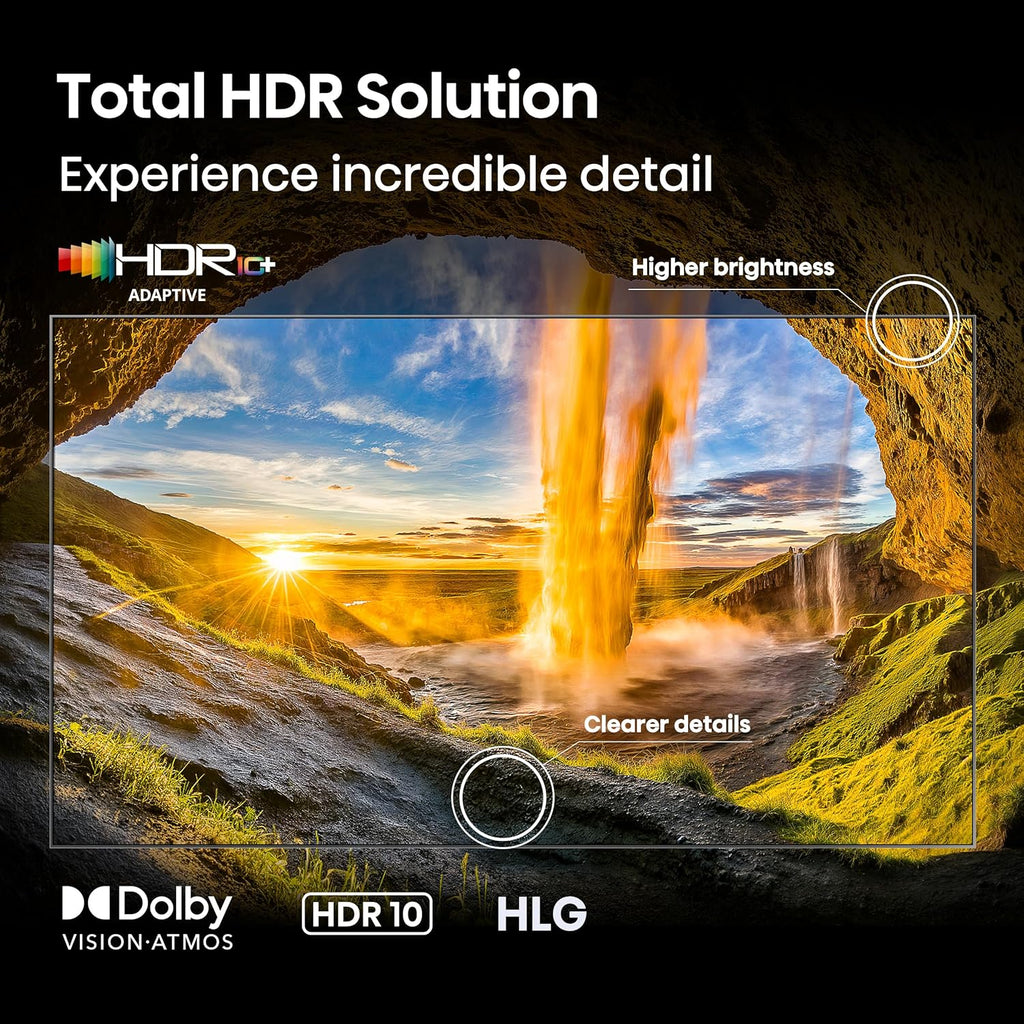 Hisense 65" E6 Cinema Series Hi-QLED 4K UHD Smart Fire TV (65E6QF, 2025 Model) -AI Light Sensor, Dolby Vision · Atmos, Voice Remote with Alexa, Motion Rate 120, HDR 10+ Adaptive, Game Mode Plus
