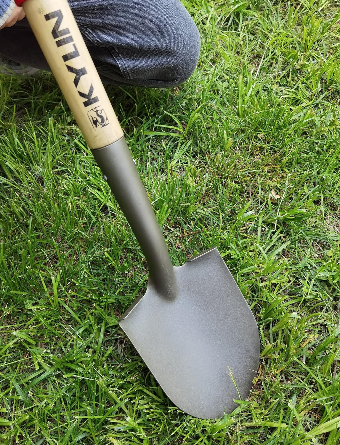 GardenAll 7-Piece Long Handle Garden Tools Set, Include Shovel Rake Hoe,Gardening Tools for Women,Lightweight Ergonomic Wood Handle Yard Work Set