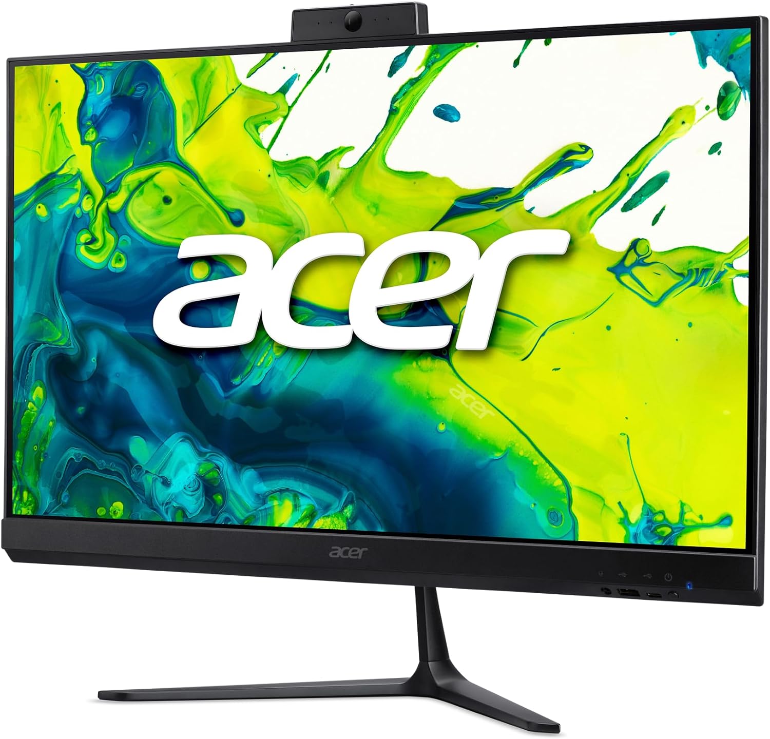acer Aspire C24 AIO Desktop | 23.8" Full HD IPS 120Hz Display | AMD Ryzen 5 7430U Hexa-Core Processor | AMD Radeon Graphics | 16GB DDR4 | 512GB SSD | Wi-Fi 6E | USB Keyboard & Mouse | C24-2G-UR15