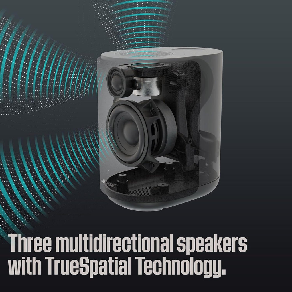Bose New Lifestyle Ultra Speaker, Wireless Home Speaker, TrueSpatial Audio, CleanBass, AirPlay & Google Cast, Black