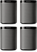 Sonos PLAY:1 Multi-Room Digital Music System Bundle (4 - PLAY:1 Speakers) - Black (Renewed)