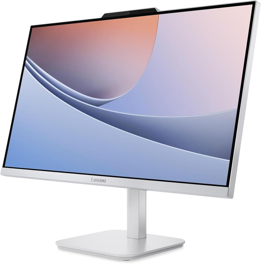 Lenovo 24" FHD All-in-One Desktop Computer for Home & Office, Intel Processor, HDMI, WiFi 6, Bluetooth 5.2, Business AIO, Vent-Hear, Wireless Keyboard & Mouse, Windows 11 (8GB RAM | 256GB SSD)