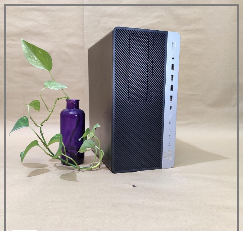 HP EliteDesk 705 G4 Mini Tower Computer Desktop PC, MT Computer AMD Ryzen™ 3 PRO 2200G, 16GB RAM, 512GB SSD, DisplayPort, RJ-45, WiFi, Bluetooth, Windows 11 Pro (Renewed)