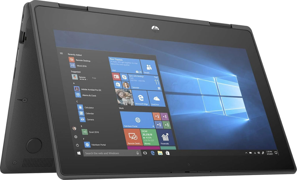 HP ProBook x360 11 G5 EE 11.6" 2-in-1 Touchscreen Notebook Computer (Intel 4-Core Pentium Silver N5030, 8GB RAM, 256GB SSD, Window 11 Pro) (Renewed)