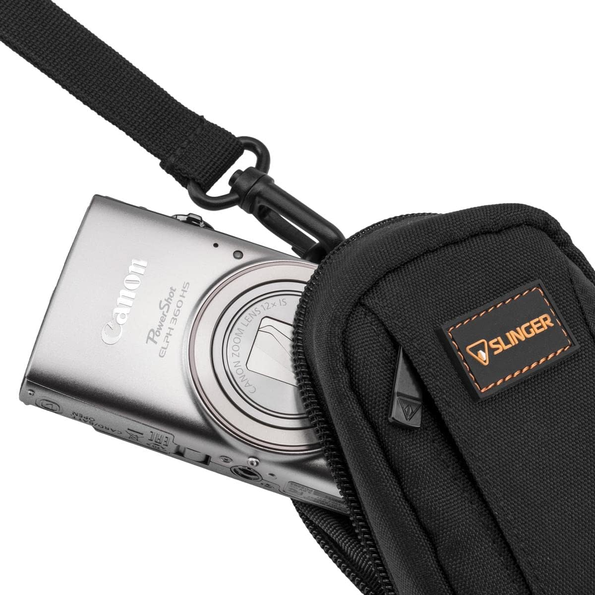 KODAK PIXPRO FZ55-BK 16MP Digital Camera 5X Optical Zoom 28mm Wide Angle 1080P Full HD Video 2.7" LCD Vlogging Camera. Bundle with SD Card and Slinger Camera Bag (Blue)