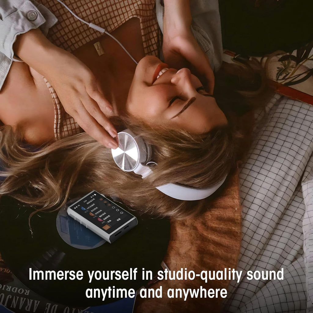 SHANLING M1 Plus Protable Music Player M1Plus High-Definition Lossless MP3 Player ES9069Q DAC Dual SGM8262 Amplifier PCM768 DSD512 Bluetooth 5.2 LDAC WiFi DLNA Airplay Silver