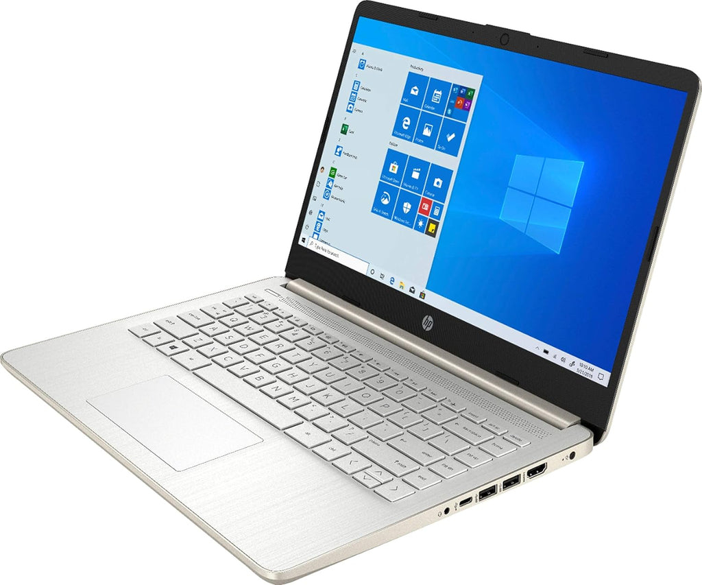 HP 14 "HD (1366x768) BrightView Micro-Edge Laptop Computer, Intel Celeron N4020, 4GB DDR4, 64GB eMMC, WiFi, Bluetooth, Webcam, USB 3.1-C, HDMI, Media Card Reader, Windows 10 S, 64GB ABYS MicroSD Card
