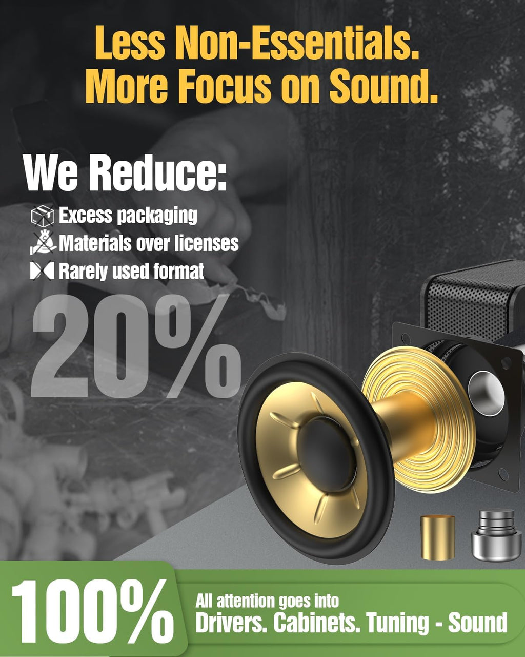 Wooden 5.1.2 Virtual Surround Sound System, 4 Surround Speakers Wired, 400W Peak Power, Sound Bars for Smart TV w/Subwoofer, 5.25'' Deep Bass, Home Theater TV System, ARC/Opt/BT/AUX