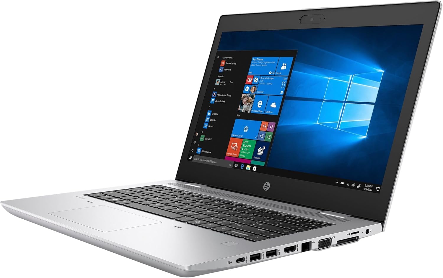 HP ProBook 640 G5 14" FHD IPS Intel Core i5-8365U 1.6 GHz up to 4.1 GHz 16GB DDR4-2400 256GB SSD Intel UHD Graphics 620 Windows 11 Pro Laptop, Silver - 1A4W5UC-I020