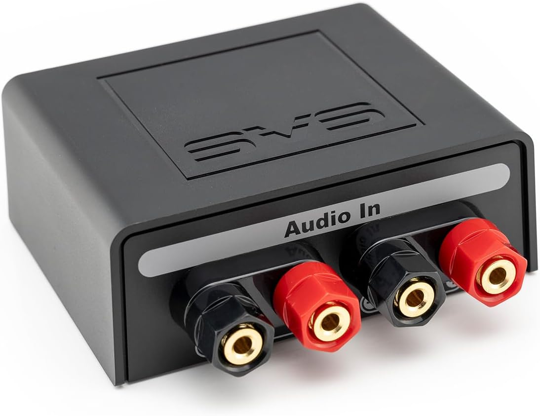 SVS SoundPath Speaker Level Subwoofer Adapter, Home Audio Line Out Converter, Stereo RCA Output