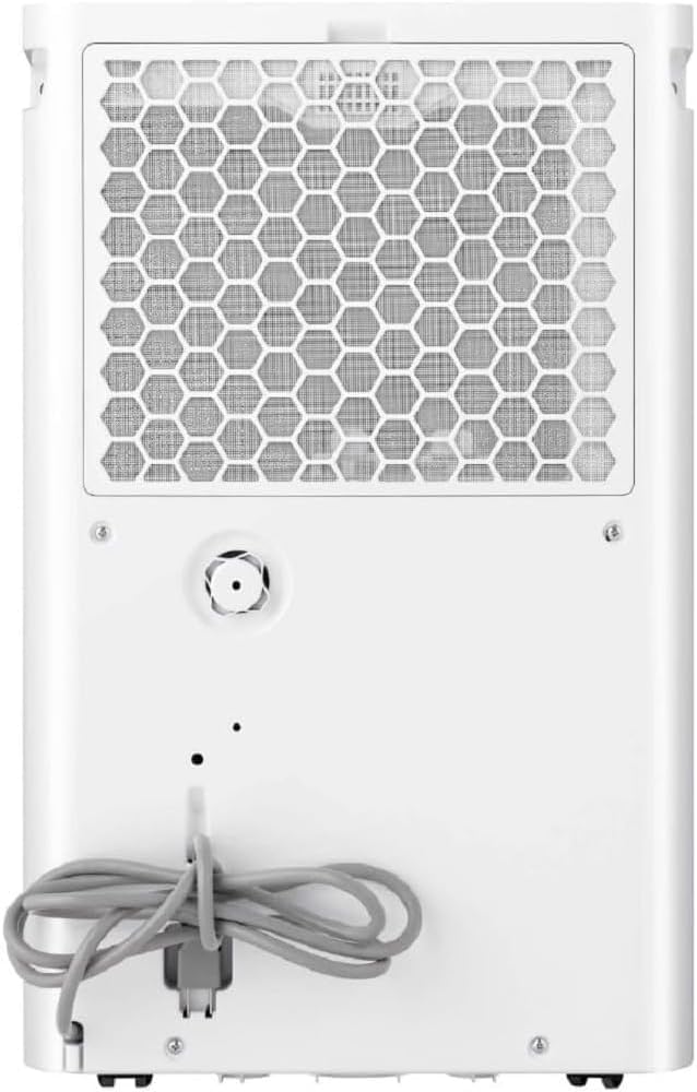Hisense 50 Pint Dehumidifier 300 sq. ft Slide-out Bucket with Easy-carry Handle, 3 Speeds (Lo, Hi, Auto), Up to 4500 sq ft., Auto shut-off, Quiet 48 dB, 115v, - DH5023KP (Renewed)