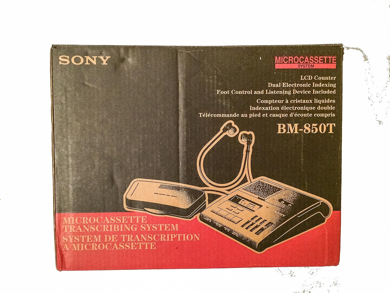 Sony Bm850 Bm-850 Microcassette Transcription Transcriber Machine