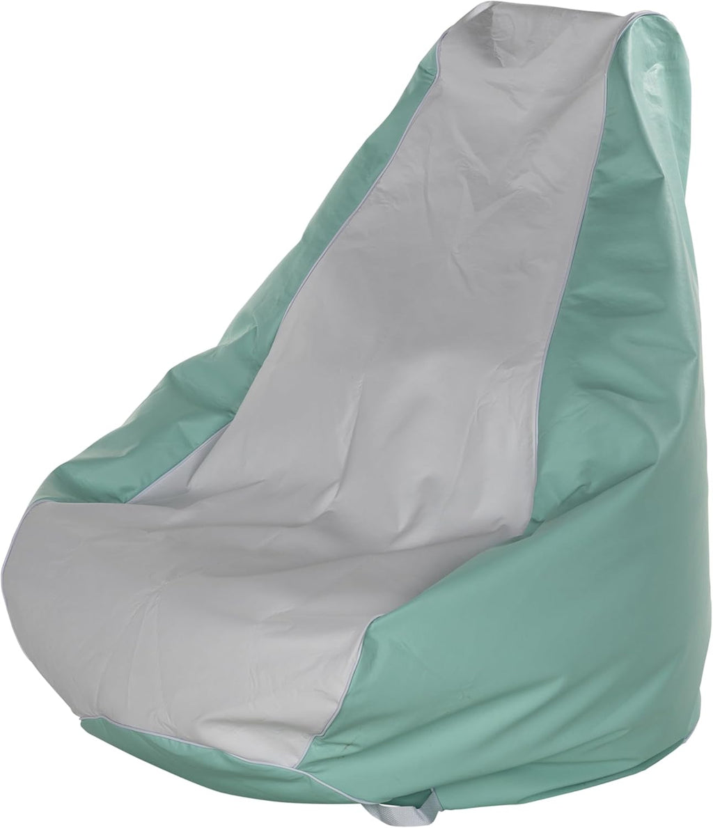 Taylor Made Marine Bean Bag Chair for Boats, Docks, Beaches, Marine Grade Vinyl, Twin-Zipper Design, Weather-Resistant, Water-Repellent, Carrying Handles, Seafoam – 2020193618
