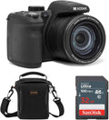 KODAK PIXPRO AZ405-BK 20MP Digital Camera 40X Optical Zoom 24mm Wide Angle Lens Optical Image Stabilization 1080P Full HD Video 3" LCD Vlogging Camera. Bundle with SD Card and Camera