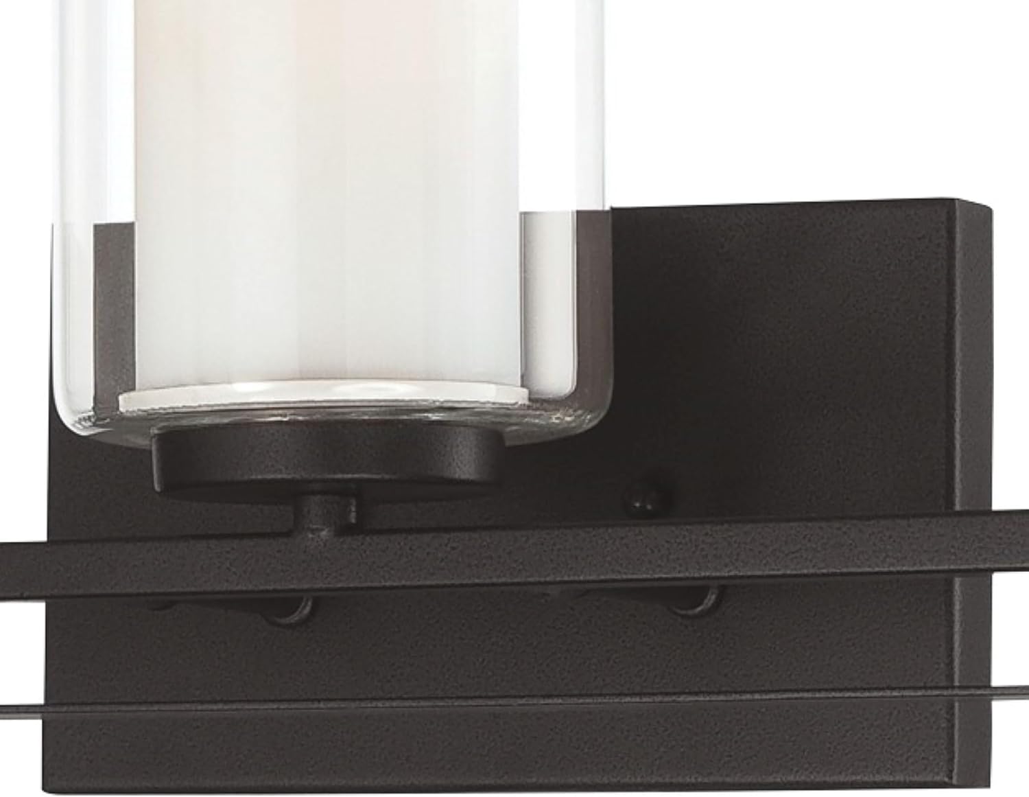 Minka Lavery 6103-66 Parsons Studio Vanity Bath Light, 3-Light, 300 Total Watts, 24-in H x 8.75-in W, Sand Coal Black
