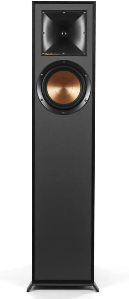 Klipsch Reference R-610F Floorstanding Speakers (Pair) + R-100SW 10″ Powered Subwoofer – Home Theater Tower Speaker & Deep Bass Subwoofer Bundle