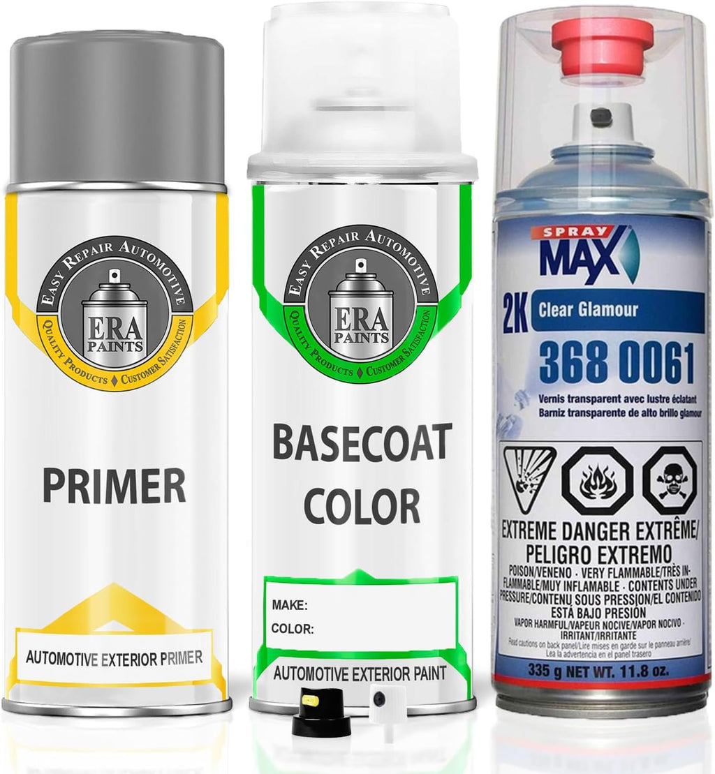ERA Paints 8X2 - Nebula Blue Metallic for TOYOTA Exact Match Automotive Spray Paint Spray - Premium Kit w/ 2K 3680061 Clearcoat