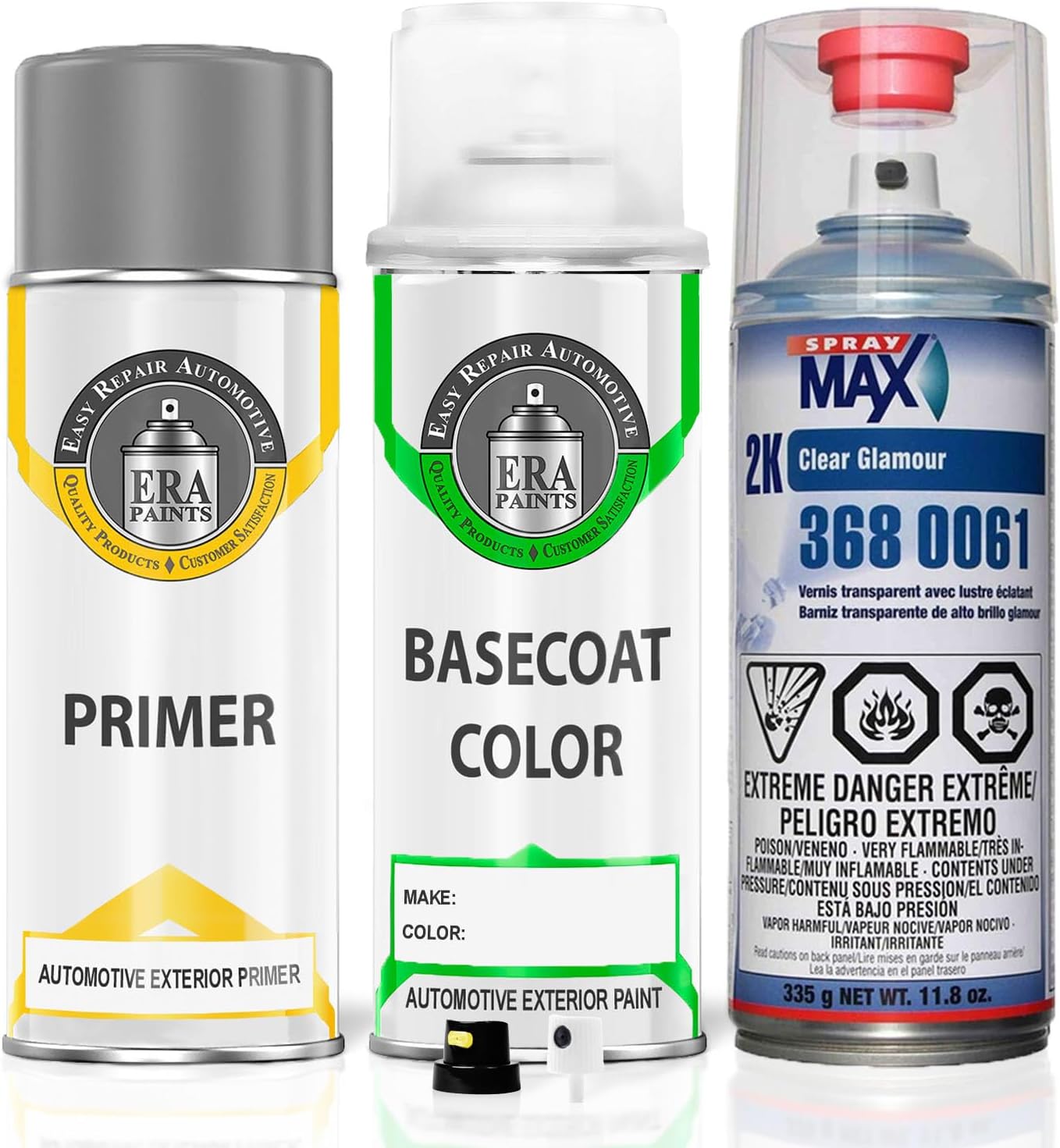 ERA Paints 8X2 - Nebula Blue Metallic for TOYOTA Exact Match Automotive Spray Paint Spray - Premium Kit w/ 2K 3680061 Clearcoat