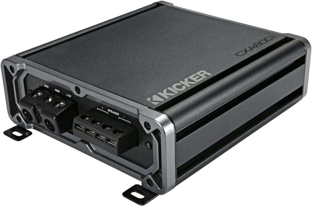 Kicker 12 Inch Bass Bundle 2 44CWCS124 Subwoofers with CXA8001 and amp Wire kit