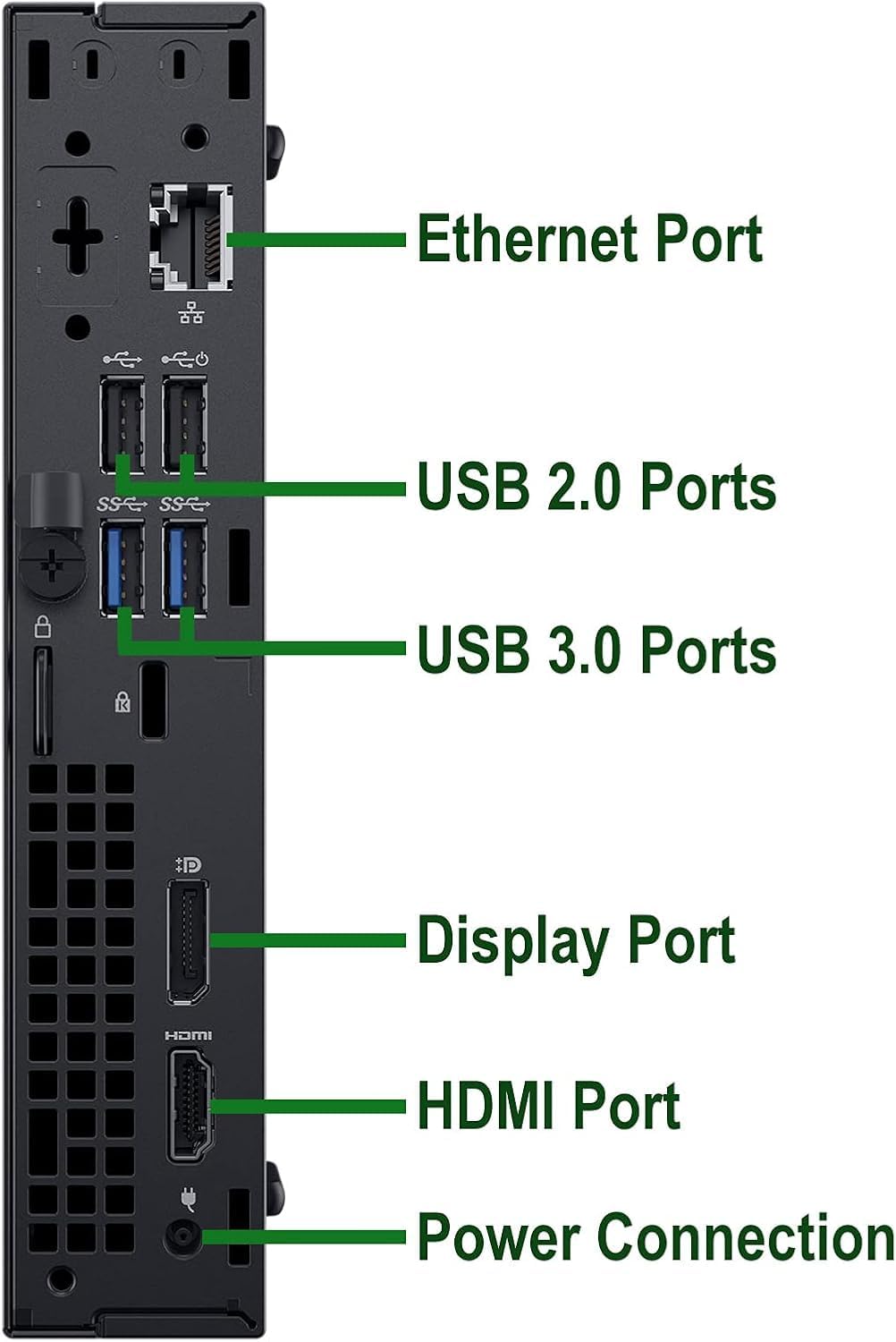 Dell OptiPlex 3060 mini Desktop Computer PC, Intel Core i5-8500, 8GB RAM, 256GB SSD, Wi-Fi, Bluetooth, Keyboard & Mouse, Windows 11 Pro (Renewed)