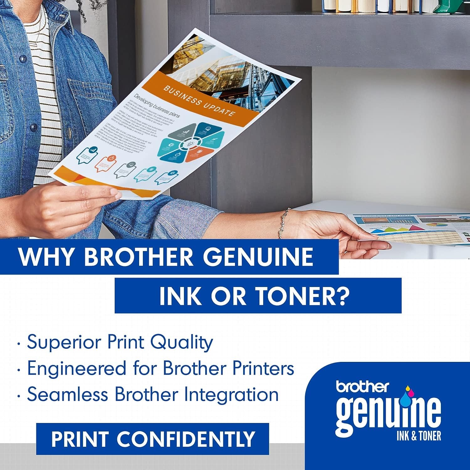 Brother Genuine Standard-Yield Color Toner Cartridge Three Pack TN331 3PK -Includes one Cartridge Each of Cyan, Magenta & Yellow Toner