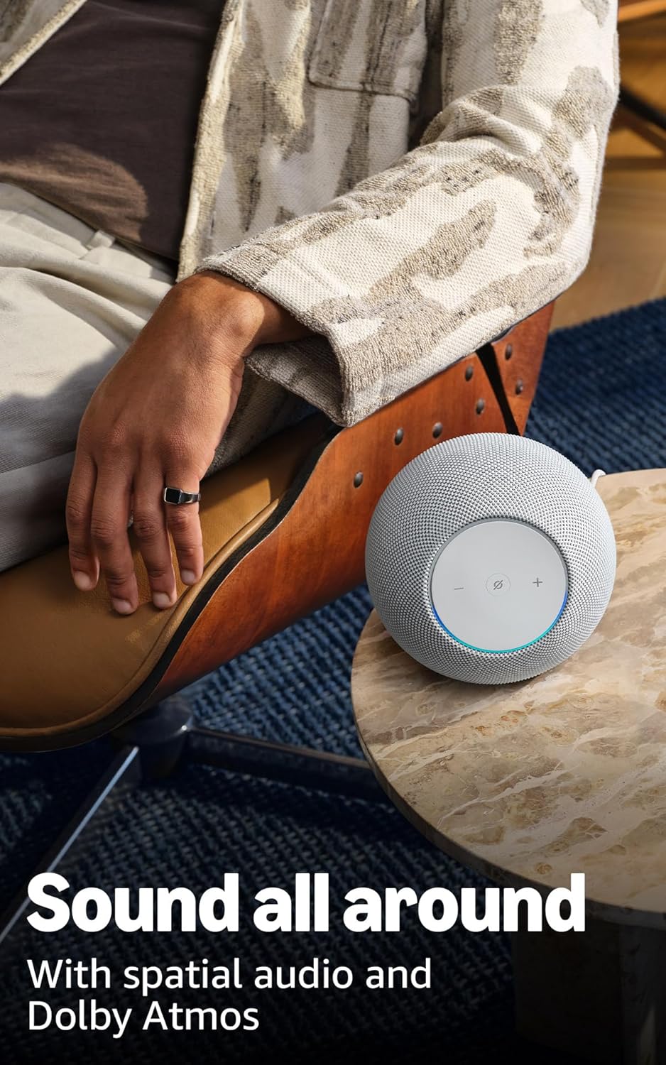 Amazon Echo Studio (newest model), Immersive spatial audio and Dolby Atmos, Designed for Alexa+, Graphite