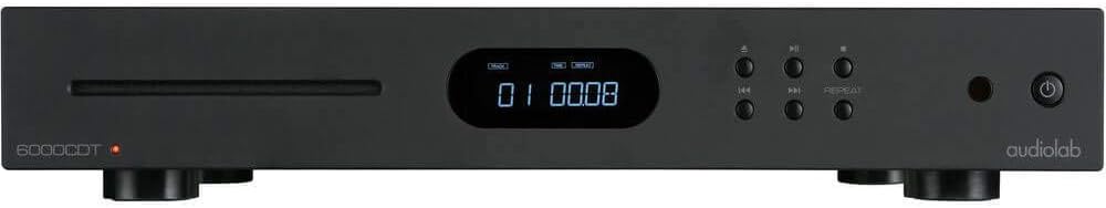 Audiolab 6000CDT Dedicated CD Transport with Remote - Black