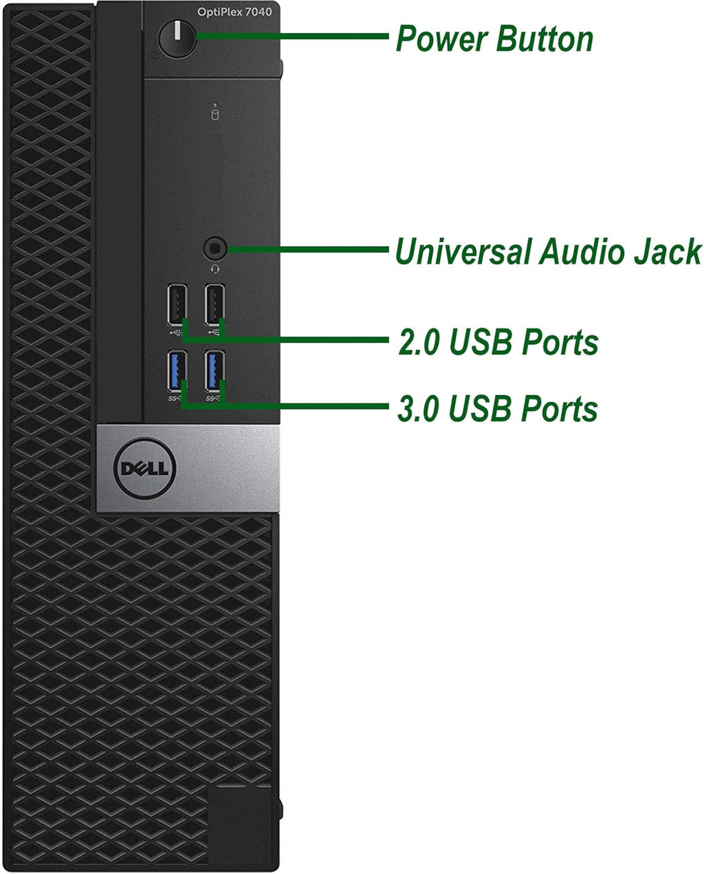 Dell Optiplex 7040 Business SFF Computer Small Tower PC (Intel Core i5-6500, 16GB Ram, 256GB SSD, DVD-ROM, WiFi) Windows 11 Pro (Renewed)