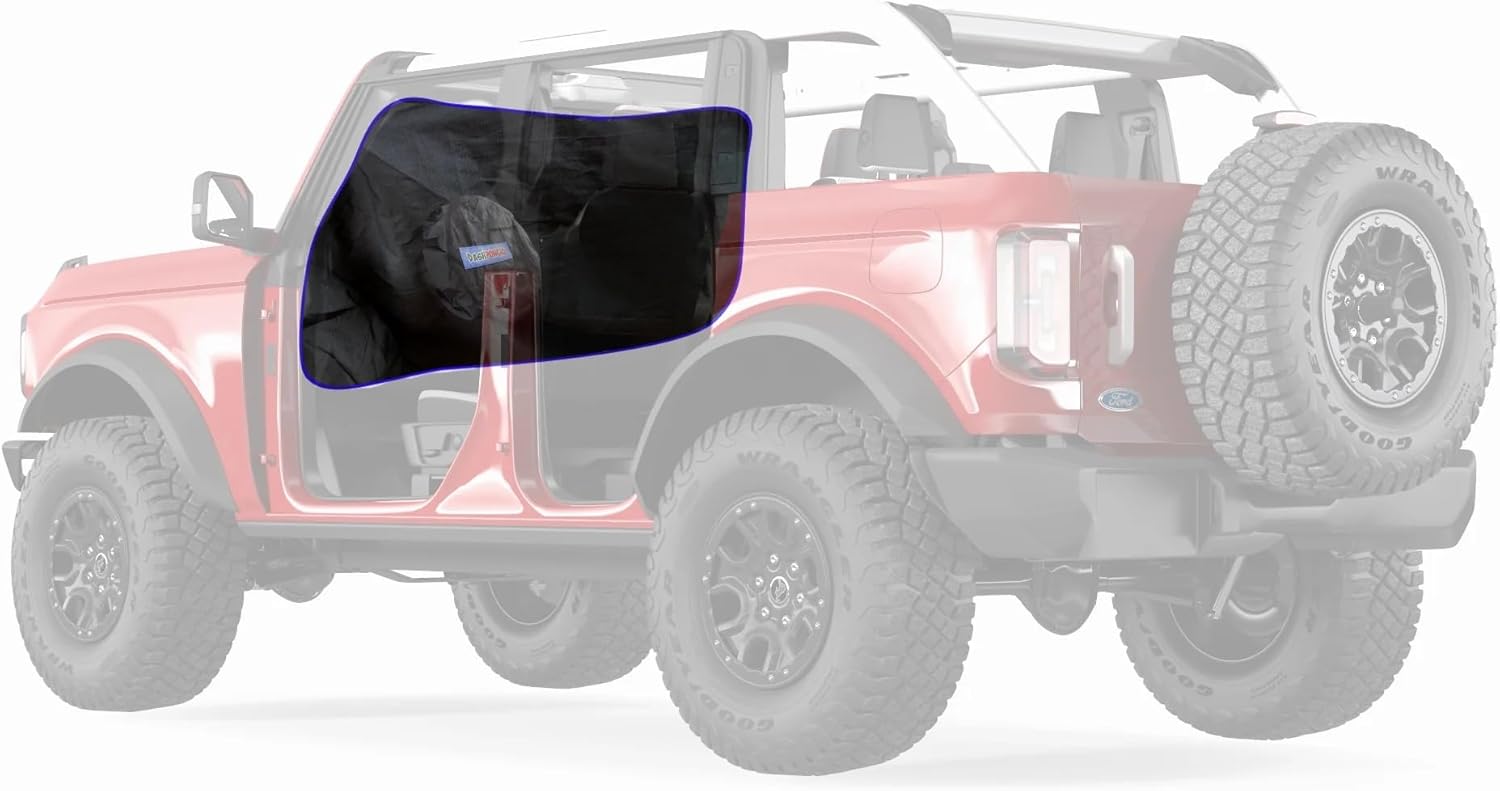 Dash Poncho™ Waterproof Dashboard Cover for Ford Bronco® (2021+) Rain & UV Shield for Electronics and Console | Marine-Grade Canvas, Fast Install, Includes Bungees & Suction Cups, Off-Road Ready