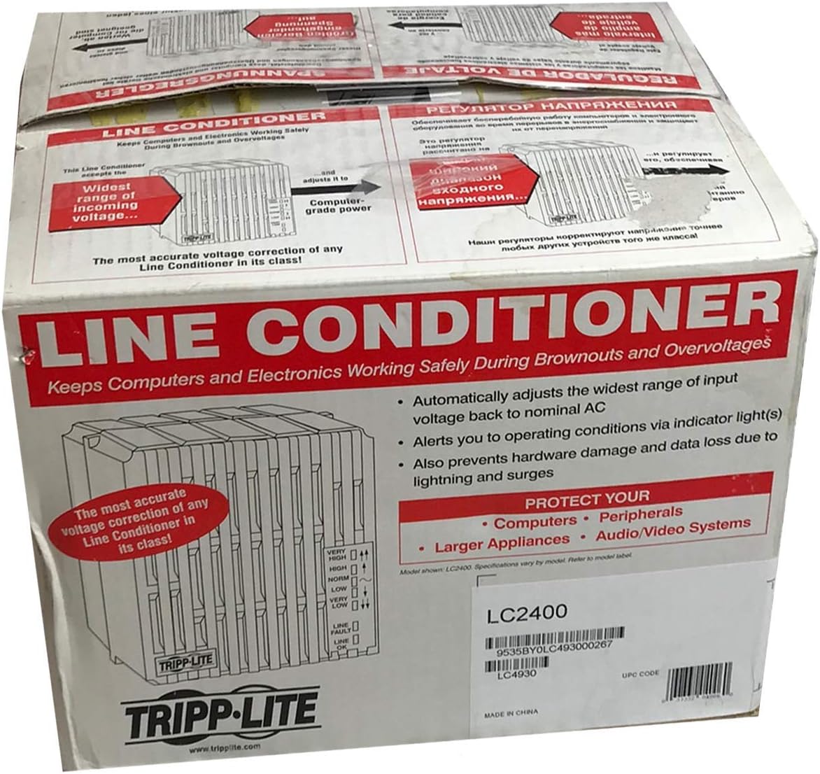 Tripp Lite - 2400 Watt Line Conditioner "Product Category: Power Protection/Pdus & Line Conditioners"