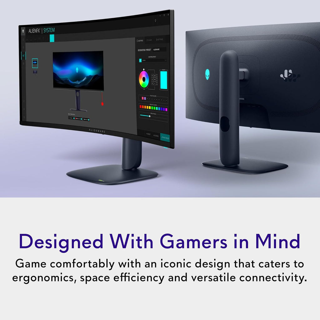 Alienware 34 240Hz QD-OLED Curved Gaming Monitor - AW3425DW - 34.2-inch WQHD (3440 x 1440) 0.03ms Display, 1800R Curve, AMD FreeSync Premium Pro, VESA AdaptiveSync, DisplayHDR TrueBlack 400
