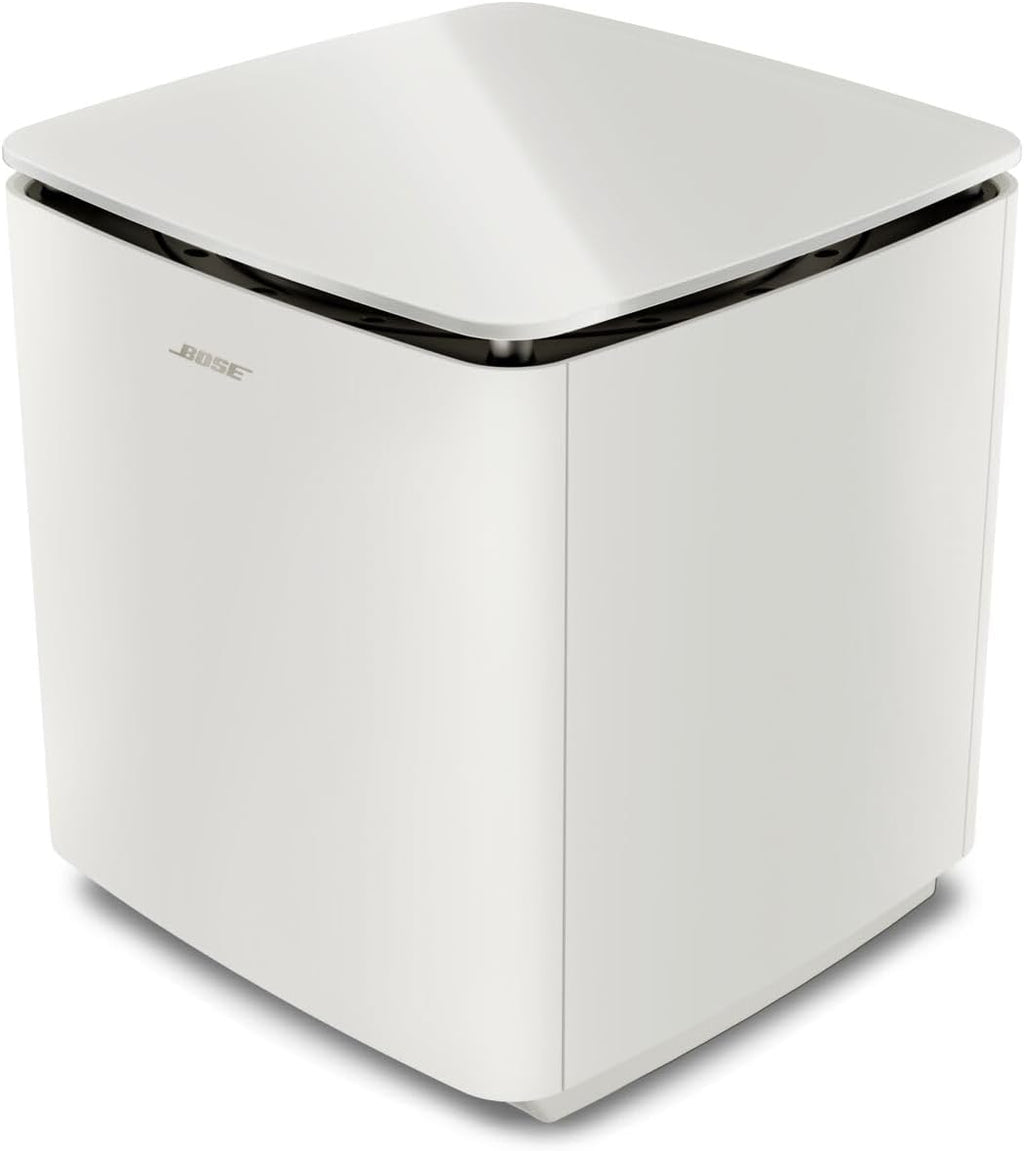 Bose New Lifestyle Ultra Subwoofer, Wireless Home Subwoofer, Perfect for Home Theater Systems, Easy Setup, Deep Bass, White Smoke