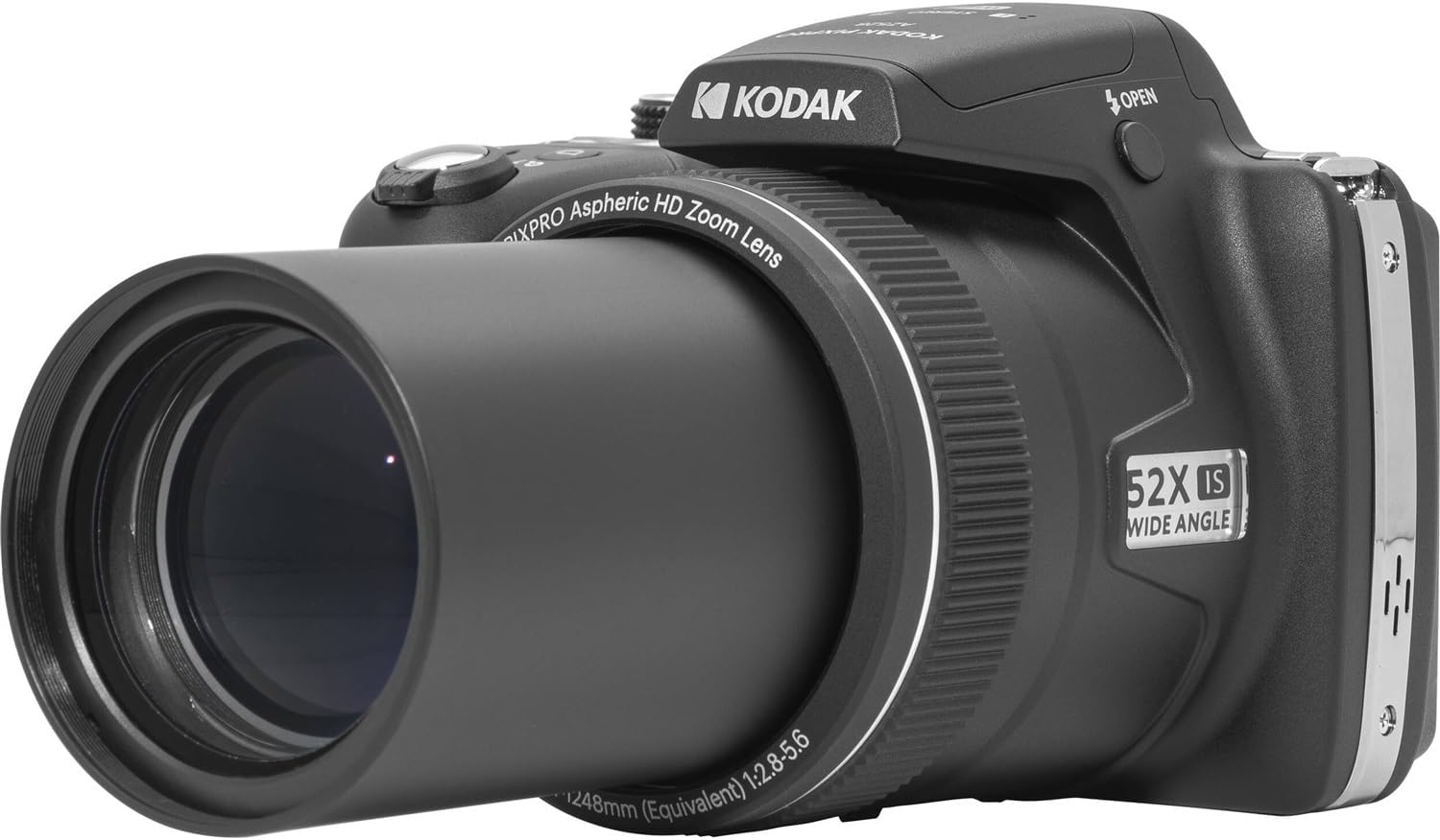 Kodak PIXPRO AZ528 Digital Camera (Black) Bundle with 32GB Memory Card + Camera Case + Memory Card Wallet + Screen Protectors + Accessories