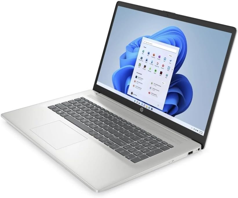 HP New 17 Home & Business Laptop,17.3" FHD, AMD Ryzen 5 7430U,16GB RAM, 512GB PCIe SSD,Windows 11 Home