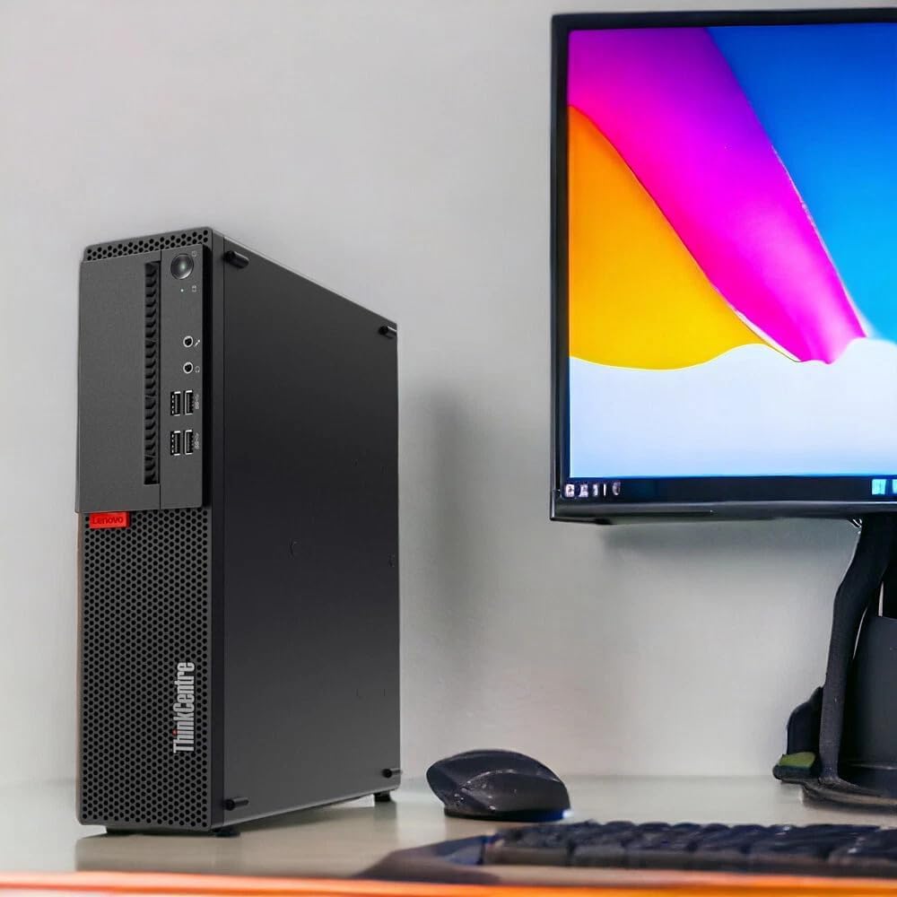 Lenovo ThinkCentre SFF Desktop M710s PC Win11, Intel Core i7-6700, 16GB RAM, 1TB SSD, Keyboard & Mouse (Renewed)