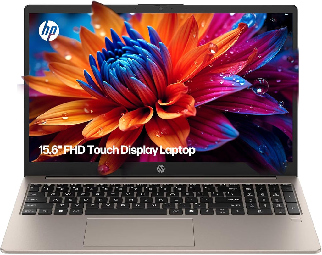 HP 15.6 inch FHD IPS Touchscreen Laptop, Windows 11 Pro, Intel Core i3-N305 Processor, 8GB RAM, 256GB SSD, Webcam Privacy Shutter, Copilot, w/Stylus Pen HDMI, Cozy Cashmere