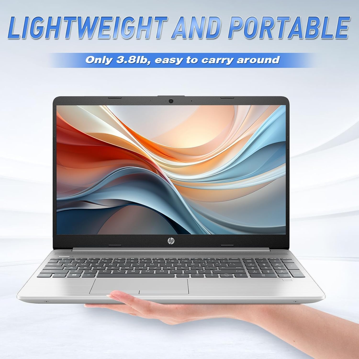 HP 250 G9 Laptop Computer • Back to School Limited Edition • 16GB RAM • 1TB SSD • Intel Celeron N4500 Processor • 15.6" Full HD • Fast Wi-Fi 6 • Long Battery Life • Windows 11 Pro • Astroid Silver