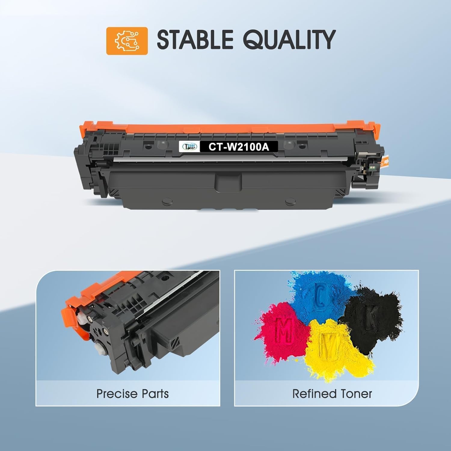 210A Toner Cartridges 4 Pack 210 4301fdw 4201dn Compatible for HP210A 210X for HP Color LaserJet Pro MFP 4301fdn 4201dn 4201dw W2100X W2100A Series Printer Ink ‎Black Cyan Yellow Magenta(with Chip)