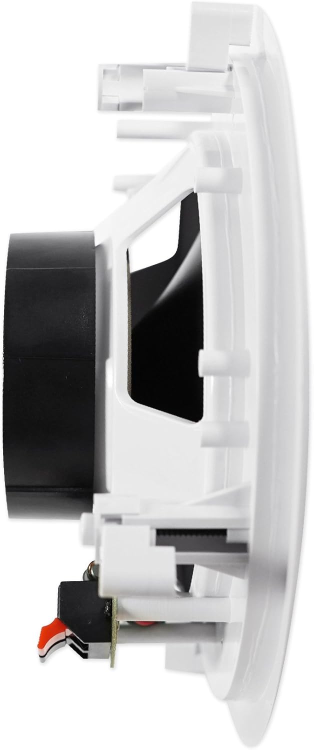 Rockville HC85 700W 8" in-Ceiling Home Theater Speakers 8 Ohm, Paintable Grills, Swivel Tweeter, Deep Bass, for Home Theater and Whole-House Audio, 6-Piece