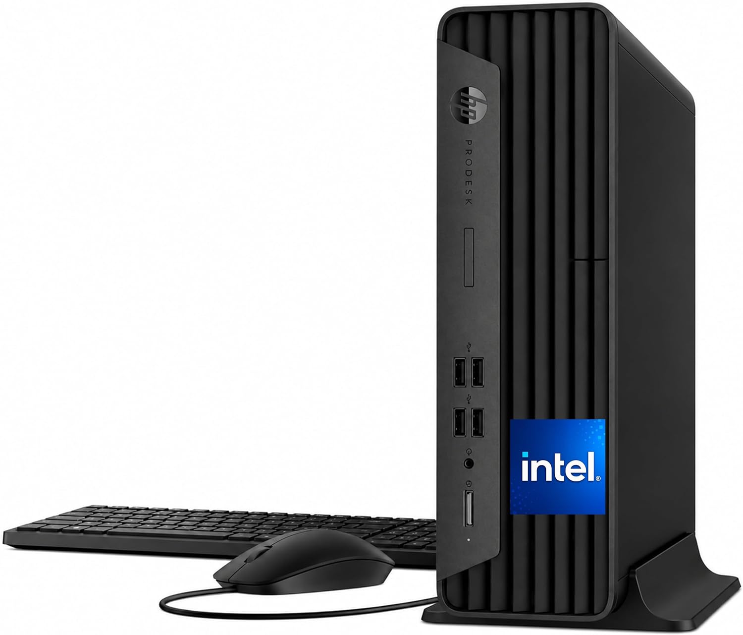 HP ProDesk 400 SFF Business Desktop Computer, Intel CPU, 16GB RAM, 1TB HDD + 256GB PCIe SSD, Dual 4K Display Support, Type-C, DisplayPorts, Wi-Fi, HDMI, Wire Keyboard & Mouse, Windows 11 Pro