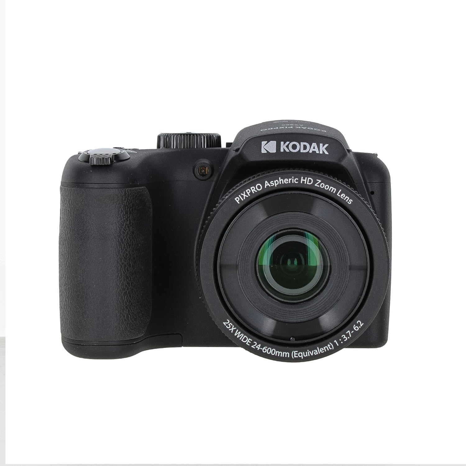 Kodak Pixpro AZ255 Digital Camera in Black (AZ255BK) Bundle Including: 128 GB Memory Card, Rechargeable Batteries, Case, Flexible Tripod, Neck Strap, Lens Caps, Full Cleaning Kit, More Accessories