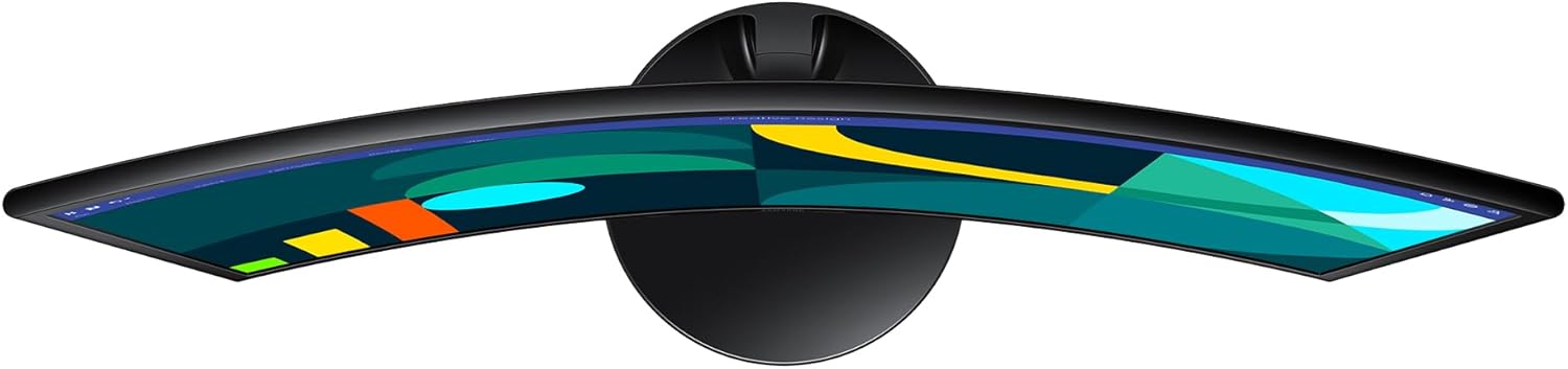 Samsung 27" Essential S3 (S36GD) Curved Monitor - FHD, 1800R Curved Screen, 100Hz, Eye Saver Mode, Game Mode, HDMI D-sub, LS27D36CGANXZA