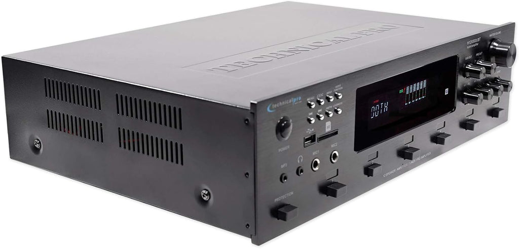 Technical Pro H12X500UBT 6000w 6-Zone 12-Speaker Home Theater Bluetooth Receiver